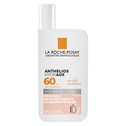 Protetor Solar Facial FPS 60 La Roche-Posay Anthelios Hydraox Anti-Idade com Cor 50ml