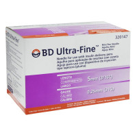 Agulha para Caneta Aplicadora de Insulina BD Ultra-Fine 5mm com 100 Unidades