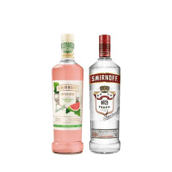 Combo 1 Vodka Smirnoff Infusion Watermelon + 1 Vodka Smirnoff 998ml