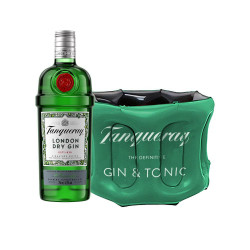 Combo Gin Tanqueray London Dry 750ml + Balde Inflável 4L