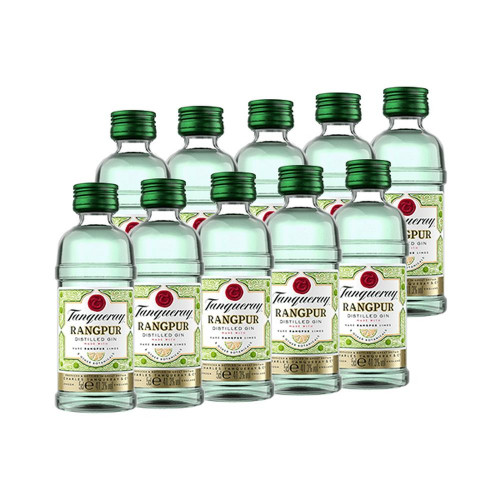 Combo Miniatura Gin Tanqueray Rangpur 10 Unidades