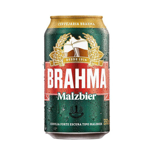 Cerveja Brahma Malzbier Lata 350ml