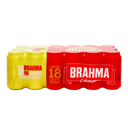 Cerveja Brahma Lata com 18 Unidades com 350ml