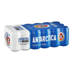 Cerveja Antarctica Pilsen Lata Pack com 18 Unidades com 350ml