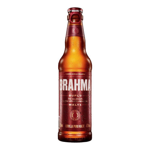 Cerveja Brahma Duplo Malte Puro Malte Long Neck 330ml