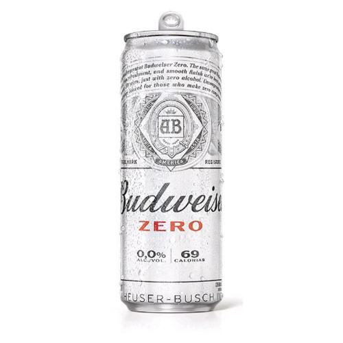 Cerveja Budweiser American Lager Zero Lata 350ml