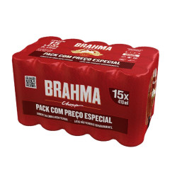 Cerveja Brahma Lata com 15 Unidades com 350ml