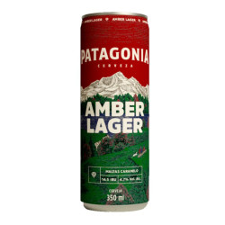 Patagonia Amber Lager Nacional LT Sleek 350ml