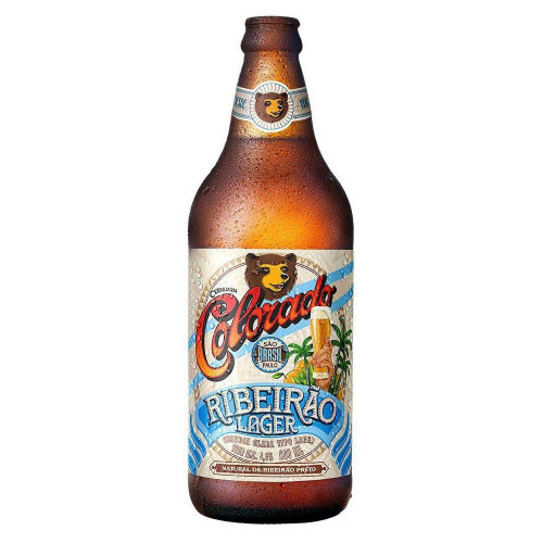 Cerveja Colorado Ribeirão Lager Garrafa 600ml